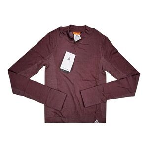 $85 Nike ACG Delta River Dri-FIT ADV Top Burgundy Women's Size Small S NWT NEW
